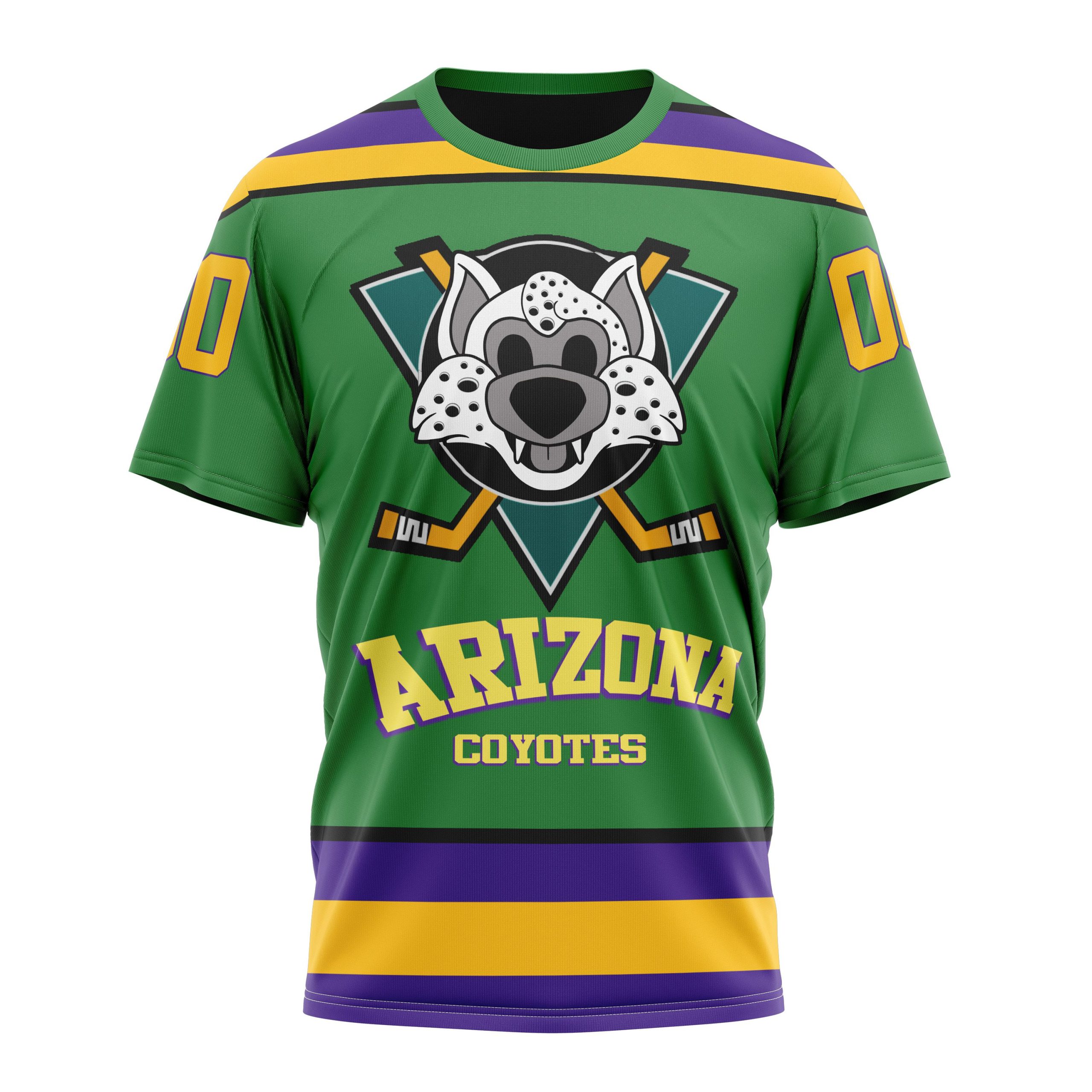 Arizona Coyotes Specialized Design X The Mighty Ducks Personalized Name And Number T-Shirt Oregontrailrvpk Shirt