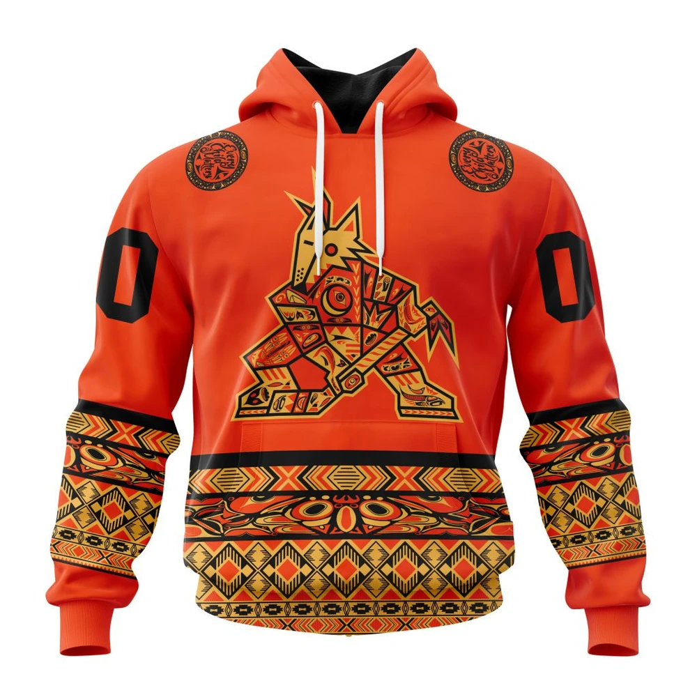 Arizona Coyotes Specialized National Day For Truth And Reconciliation All Over Print Hoodie Style 78731