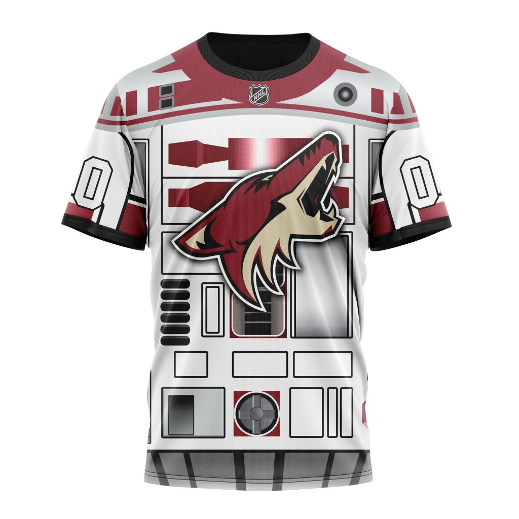 Arizona Coyotes Specialized Star Wars May The 4th Be With You Personalized Name And Number T-Shirt Oregontrailrvpk Shirt