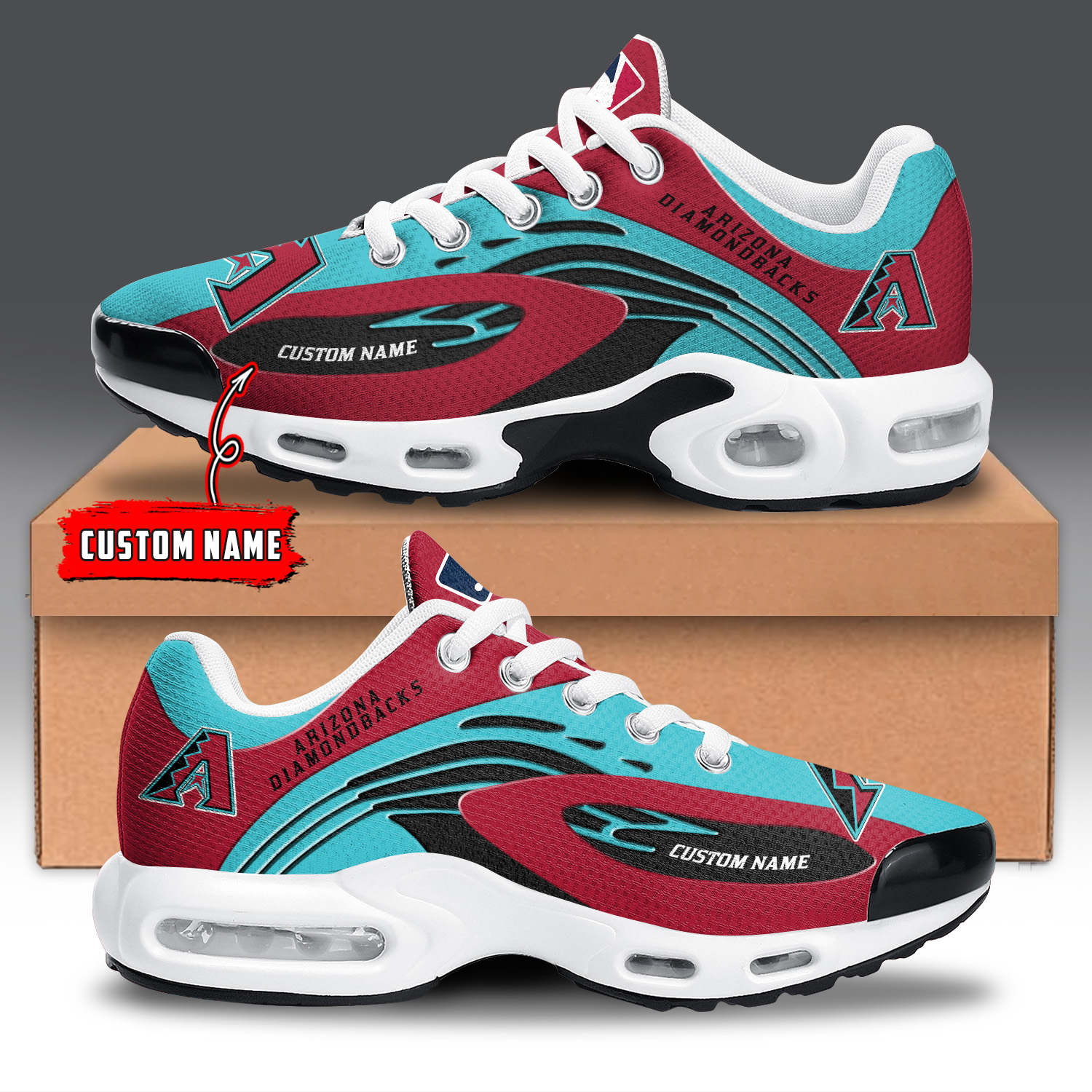 Arizona Diamondbacks Air Max Plus Shoes Sneakers For Men And Women