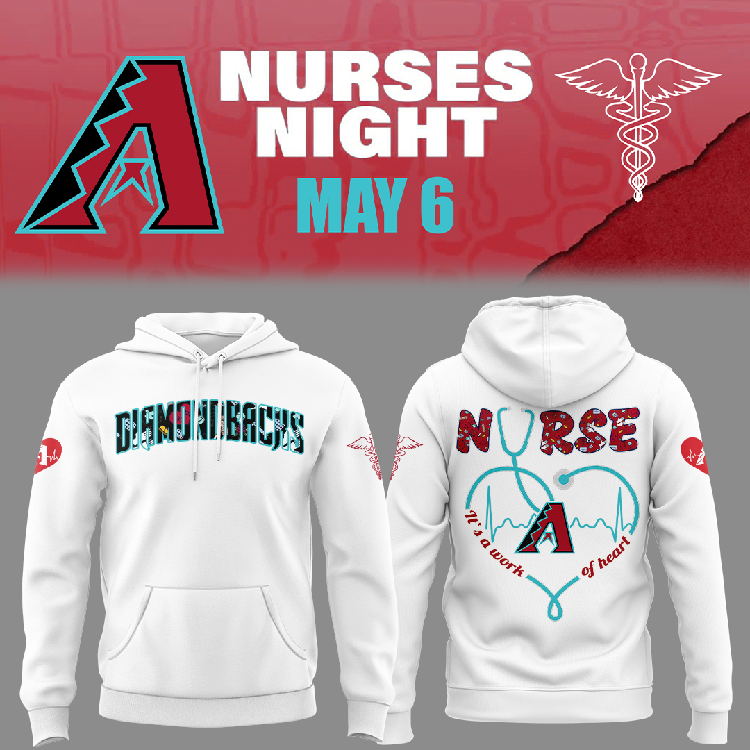 Arizona Diamondbacks Nurses Night Hoodie Baseball