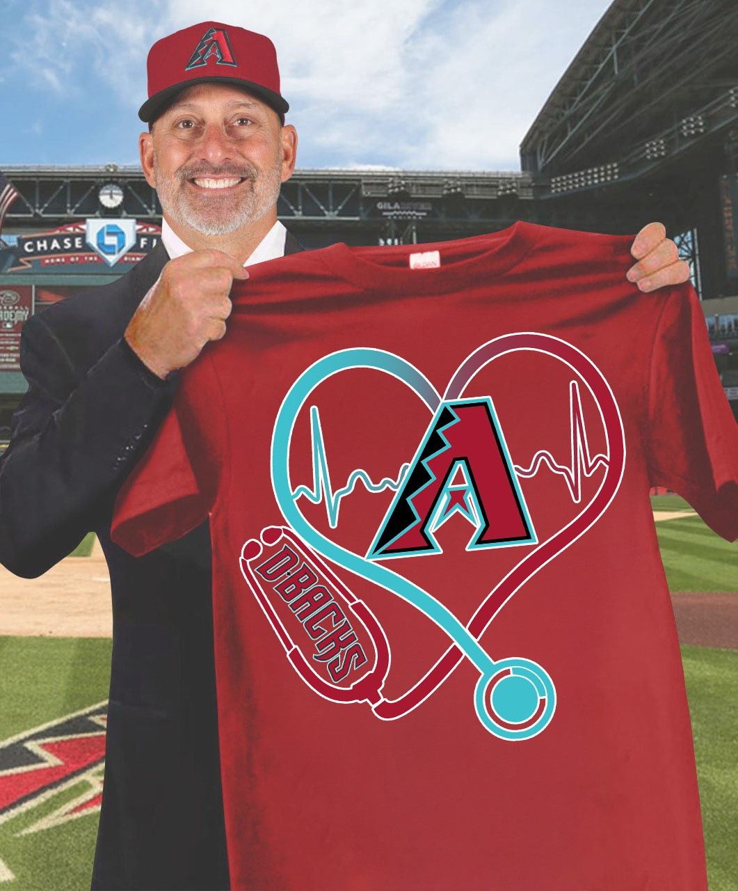 Arizona Diamondbacks Nurses Night T-Shirt Honor Nurses Day Oregontrailrvpk Shirt