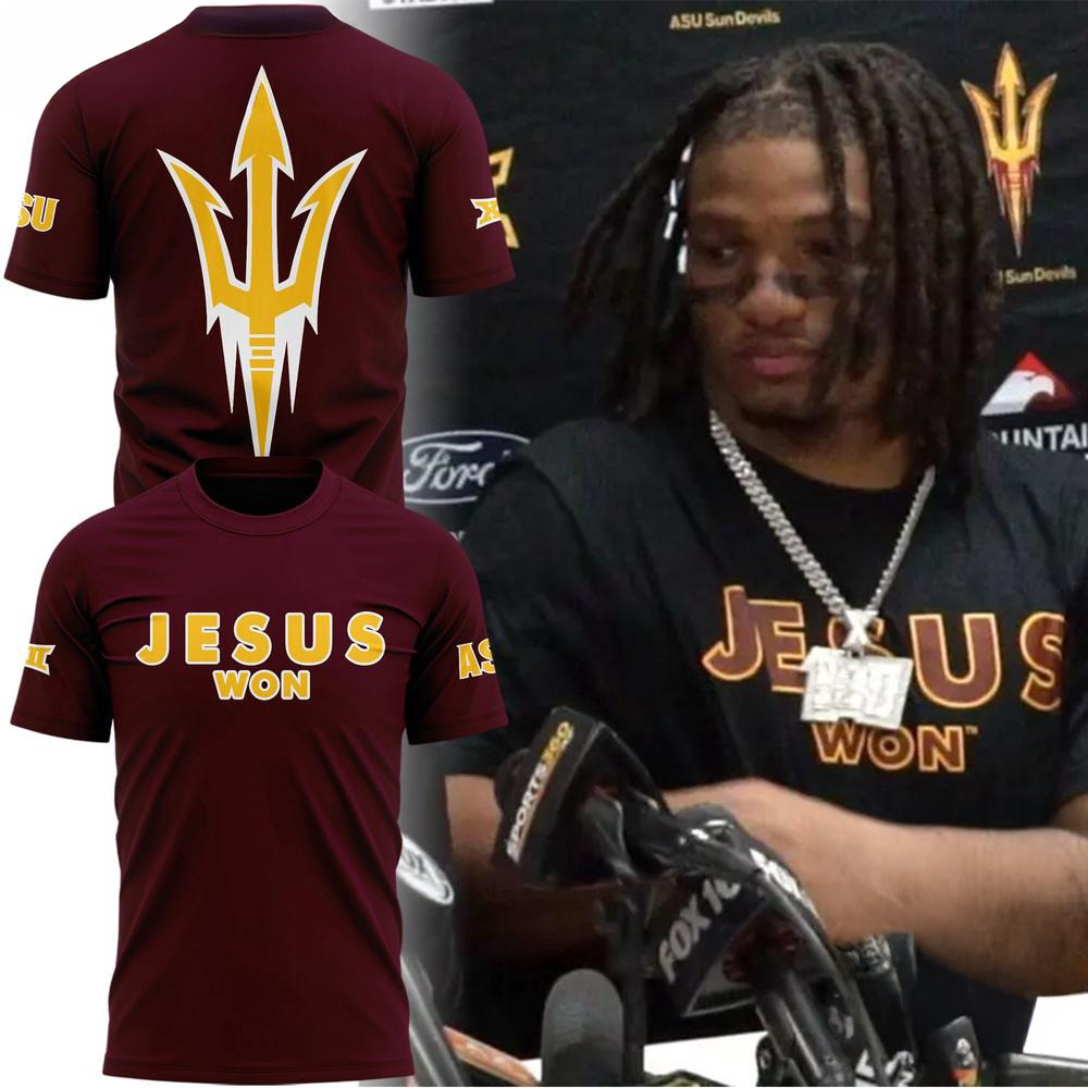 Arizona State Sun Devils Jesus Won Limited Edition New Shirt Gifts For Basketball Fan Oregontrailrvpk Shirt