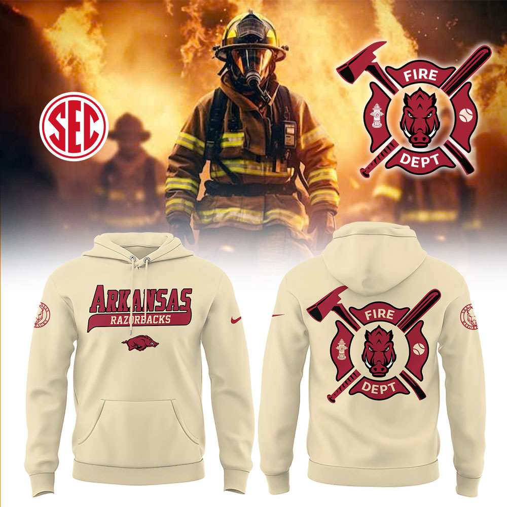 Arkansas Baseball x Firefighter Appreciation Night Hoodie