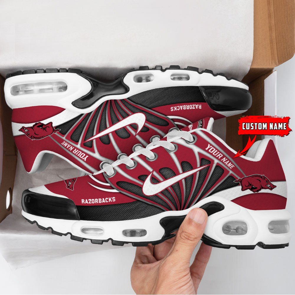 Arkansas Razorbacks Air Max Plus Shoes Sneakers For Men And Women