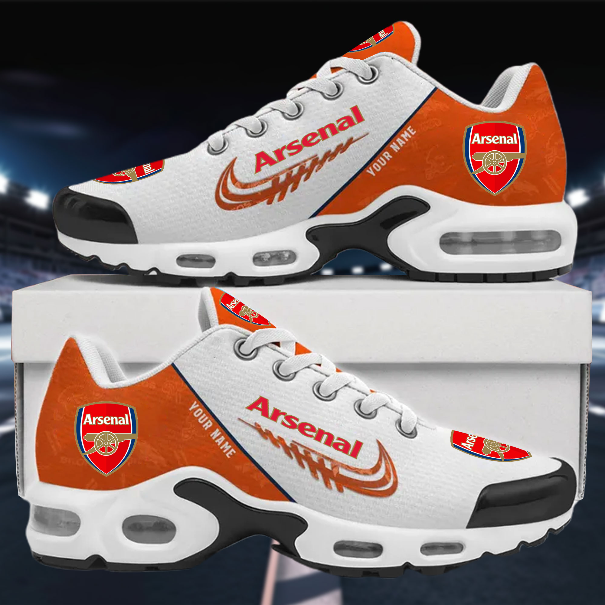 Arsenal Air Max Plus Shoes Sneakers For Men And Women