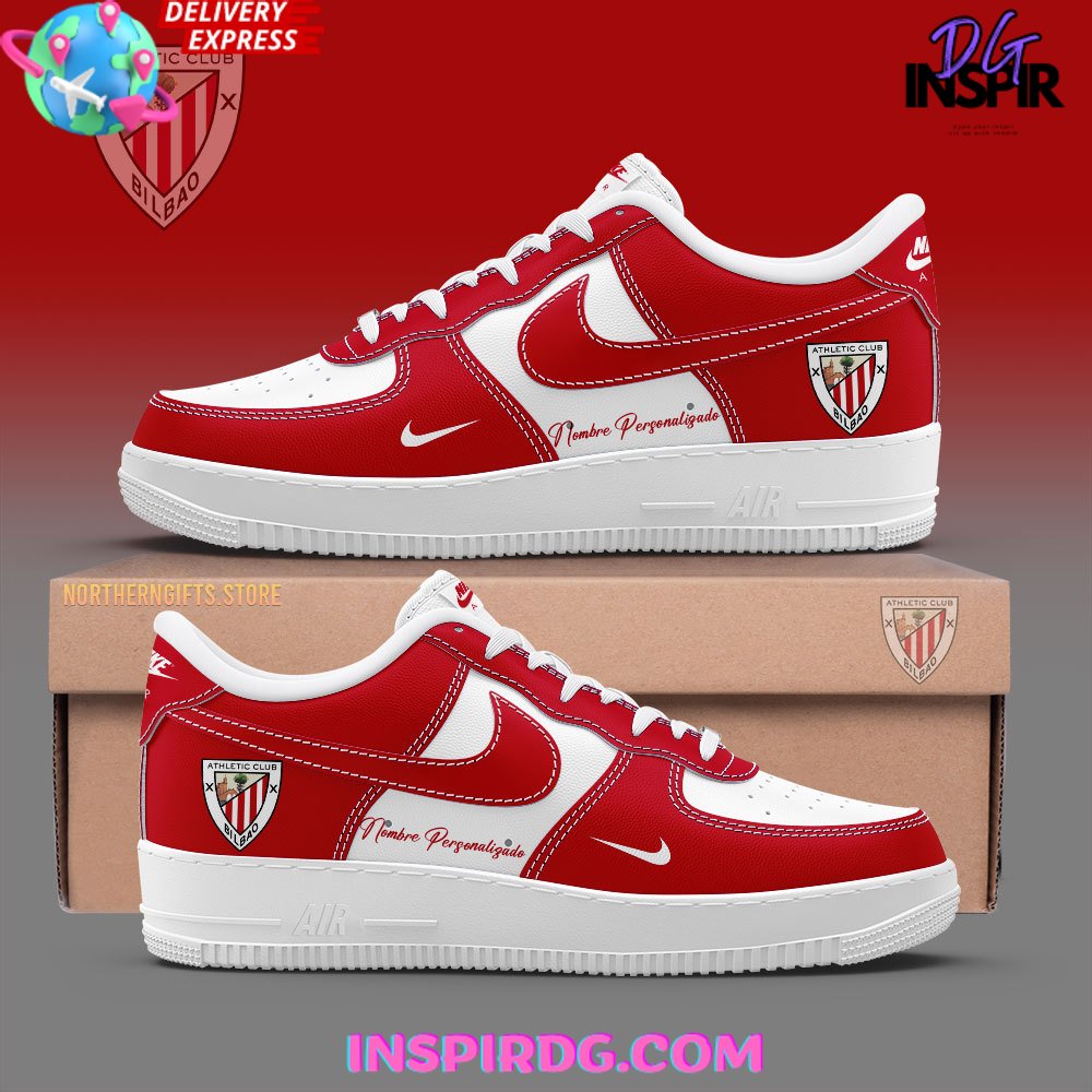 Athletic Bilbao Club x Custom Name Air Force 1
