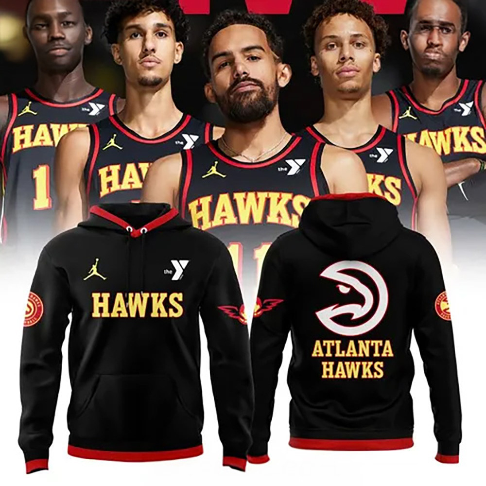Atlanta Hawks Starting Five Special Hoodie Gifts For Basketball Fan