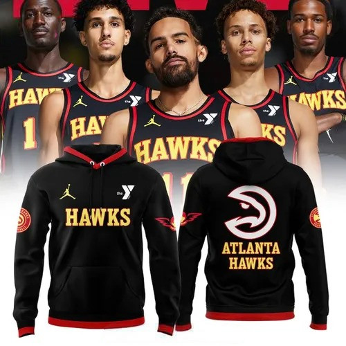 Atlanta Hawks Starting Five Special Hoodie Gifts For Basketball Fan