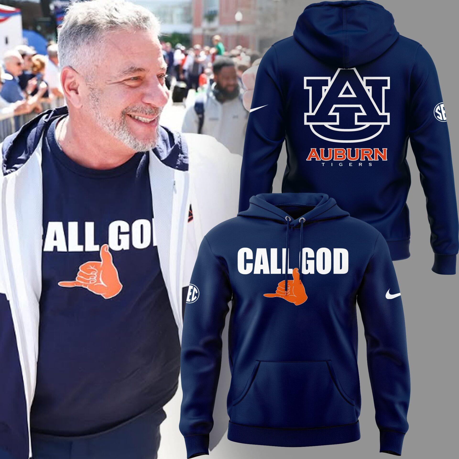 Auburn Basketball CALL GOD Hoodie Great Gifts For Basketball Players