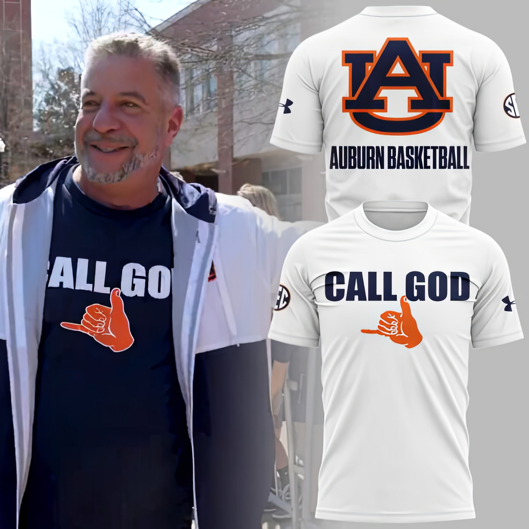 Auburn Basketball CALL GOD T-Shirt Gift Ideas Oregontrailrvpk Shirt