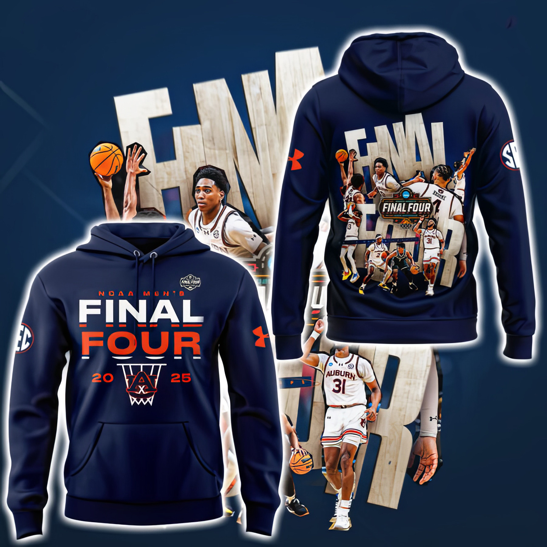 Auburn Basketball Final Four Hoodie Cool