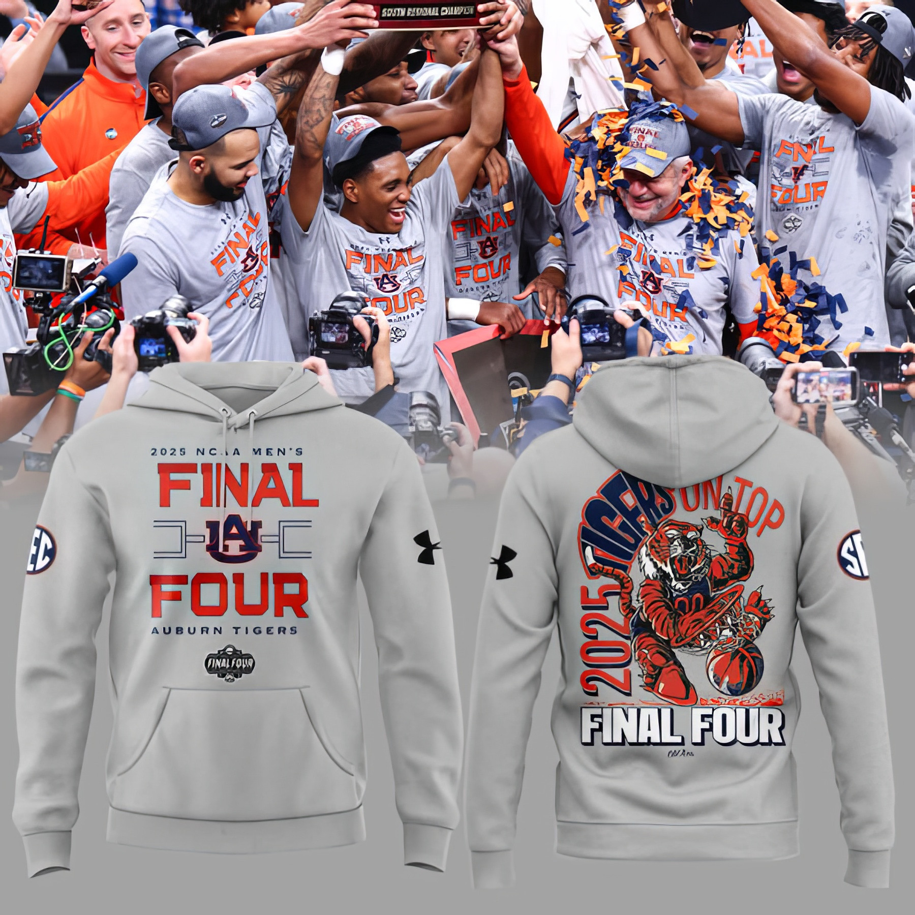 Auburn Basketball Final Four Hoodie Presents For Baseball Lovers