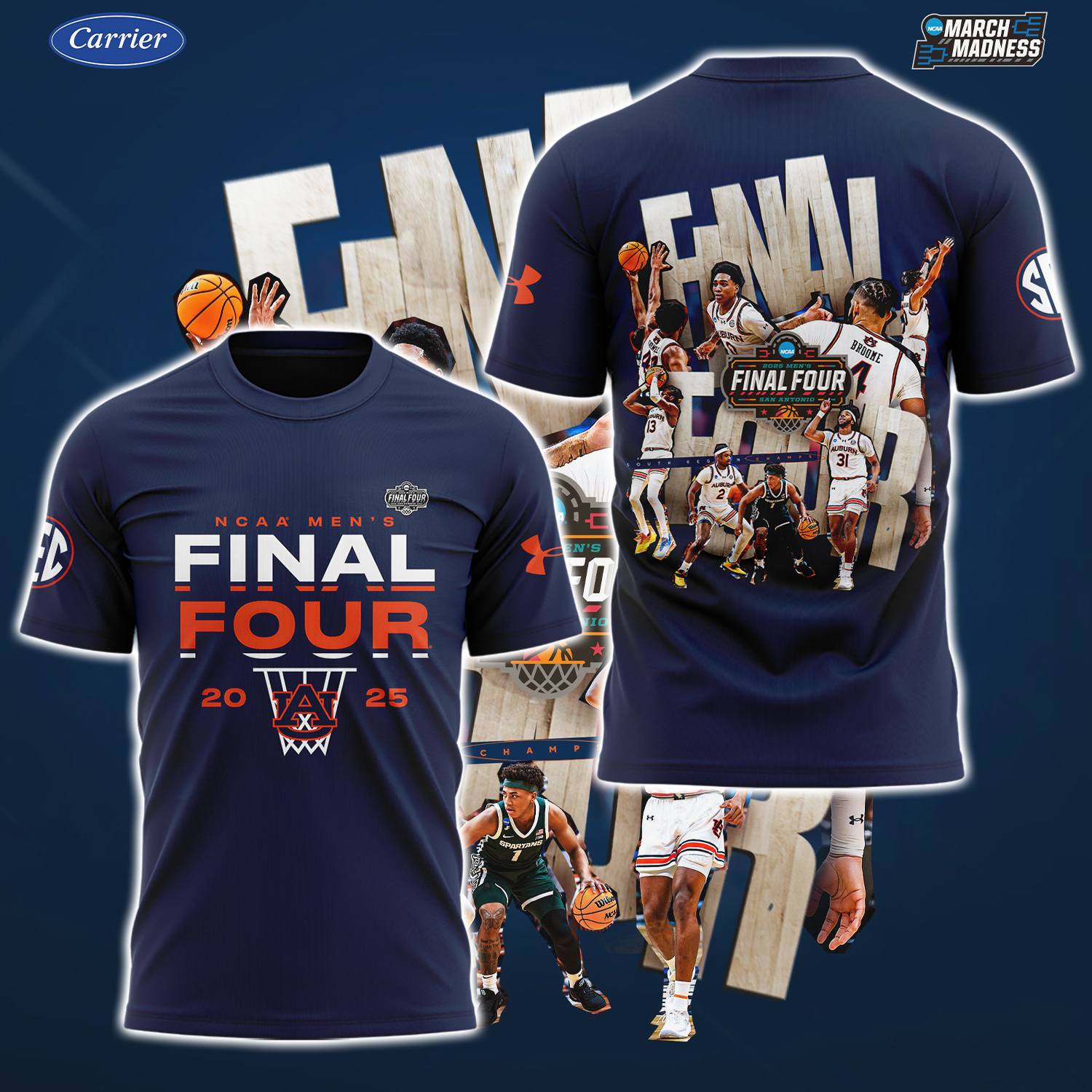 Auburn Basketball Final Four T-Shirt Gift Ideas For Basketball Players Oregontrailrvpk Shirt