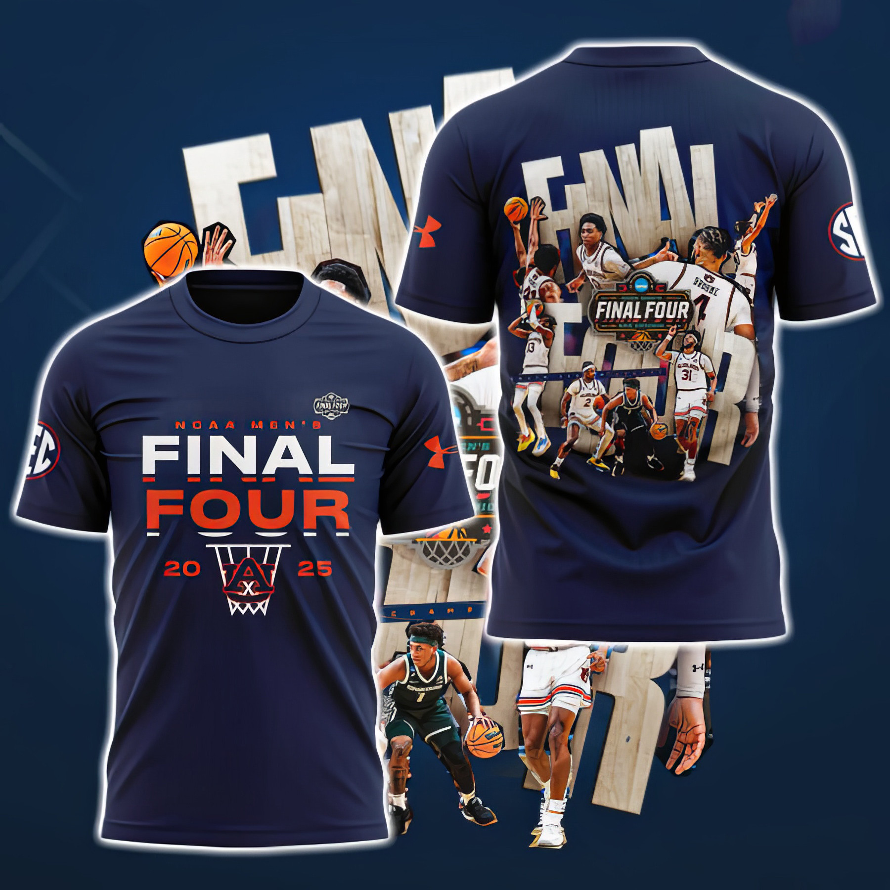 Auburn Basketball Final Four T-Shirt Great Gifts For Basketball Fans Oregontrailrvpk Shirt