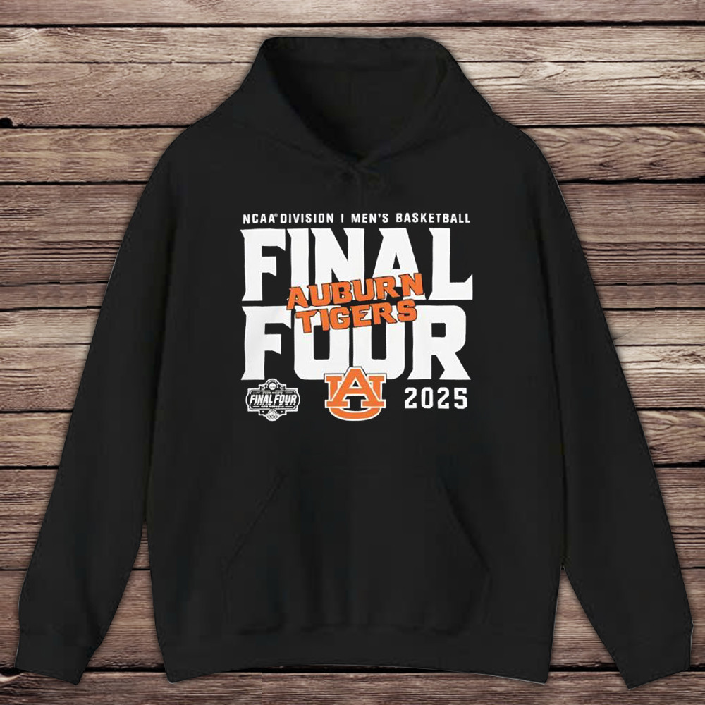 Auburn Tigers 2025 Final Four March Madness NCAA Men's Basketball Tournament Hoodie Fans Gift