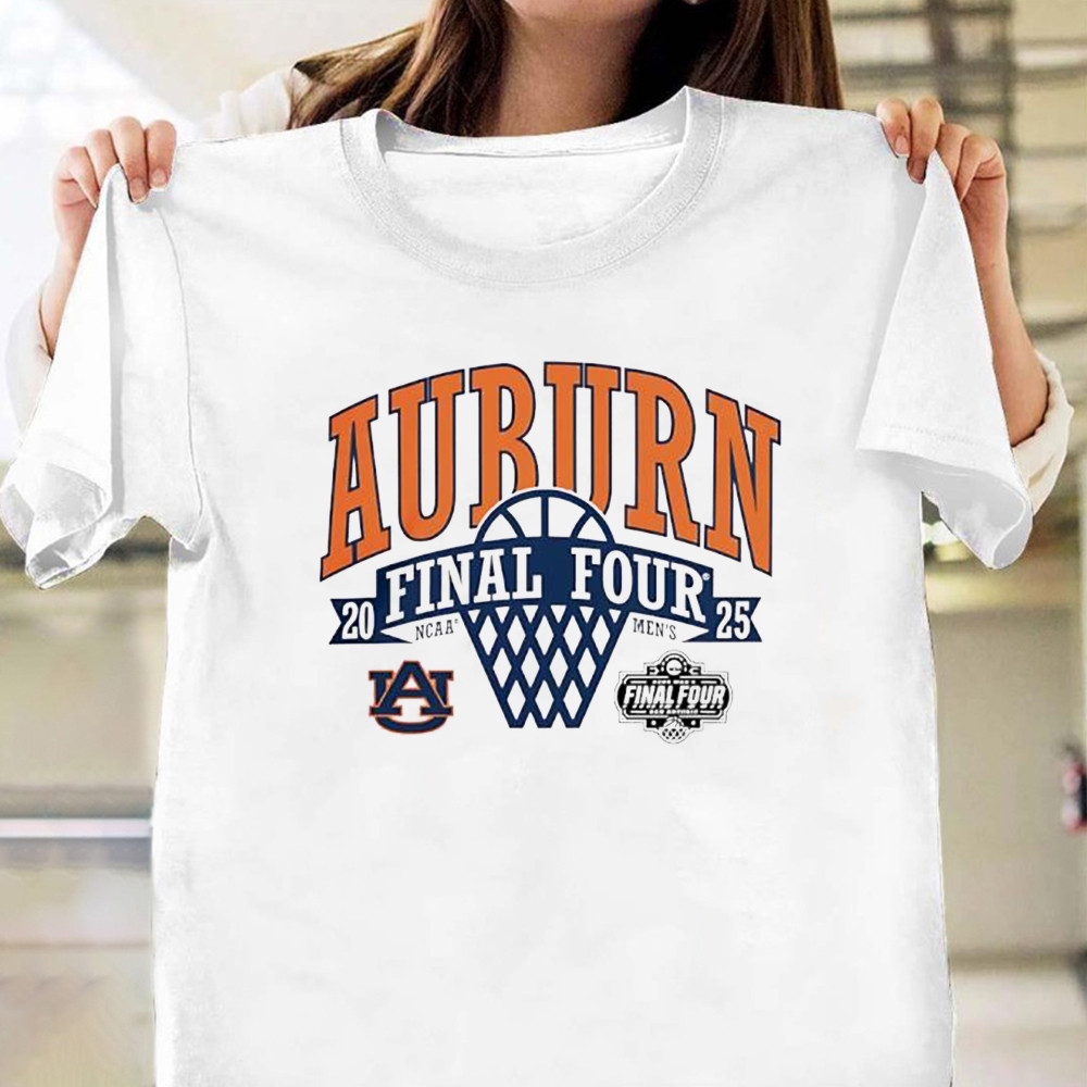 Auburn Tigers 2025 Final Four NCAA Men's Basketball T-Shirt Basketball Oregontrailrvpk Shirt