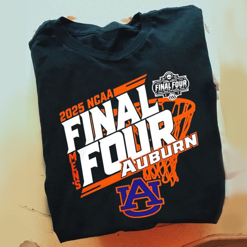 Auburn Tigers 2025 NCAA Men's Basketball Tournament March Madness Final Four Shirt Dad Gifts Oregontrailrvpk Shirt