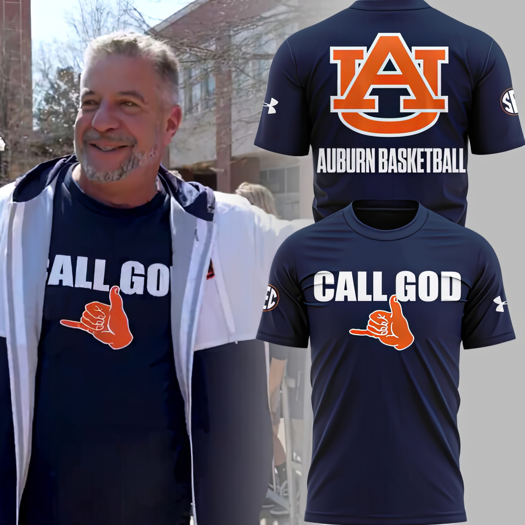 Auburn Tigers Basketball Call God T-Shirt Best Gifts For Auburn Fans Oregontrailrvpk Shirt