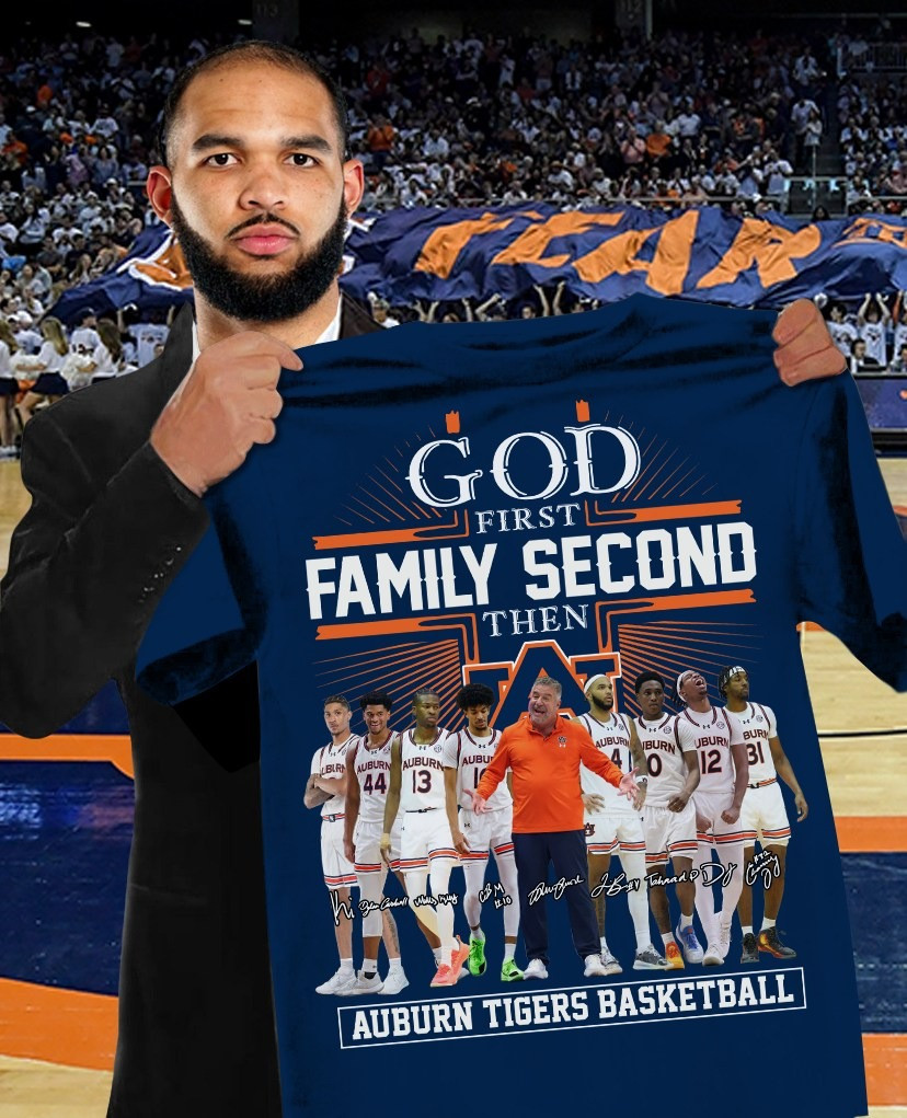 Auburn Tigers Basketball in God T-Shirt Oregontrailrvpk Shirt