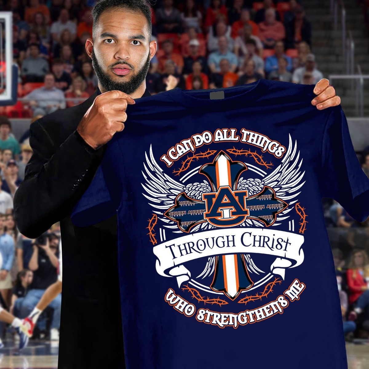 Auburn Tigers Faith Shirt I Can Do All Things Through Christ Who Strengthens Me Oregontrailrvpk Shirt