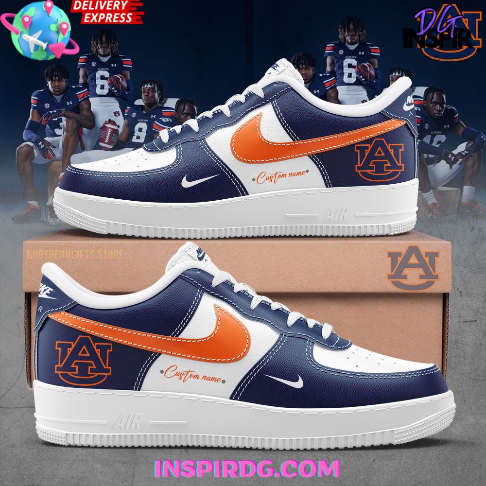 Auburn Tigers Football Custom Air Force 1