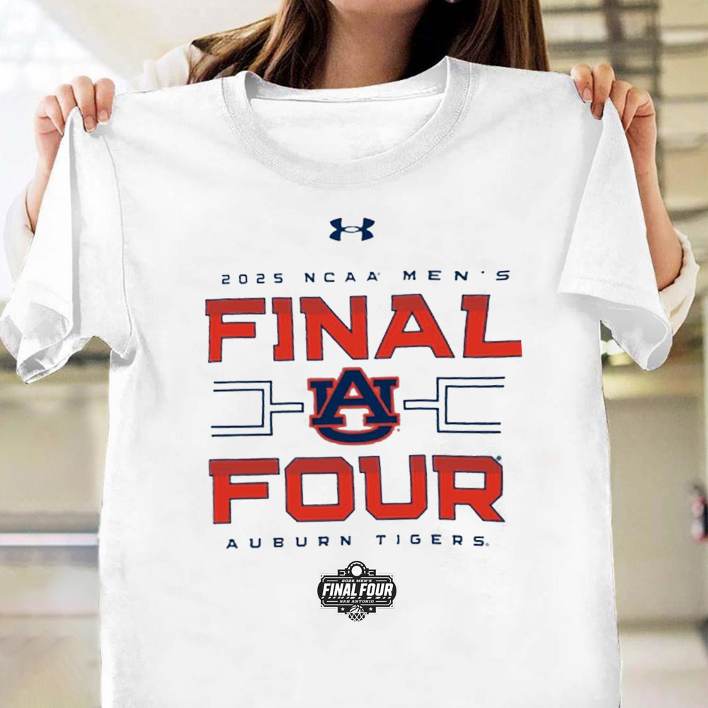 Auburn Tigers Men's Basketball 2025 Final Four T-Shirt For Basketball Fan Oregontrailrvpk Shirt