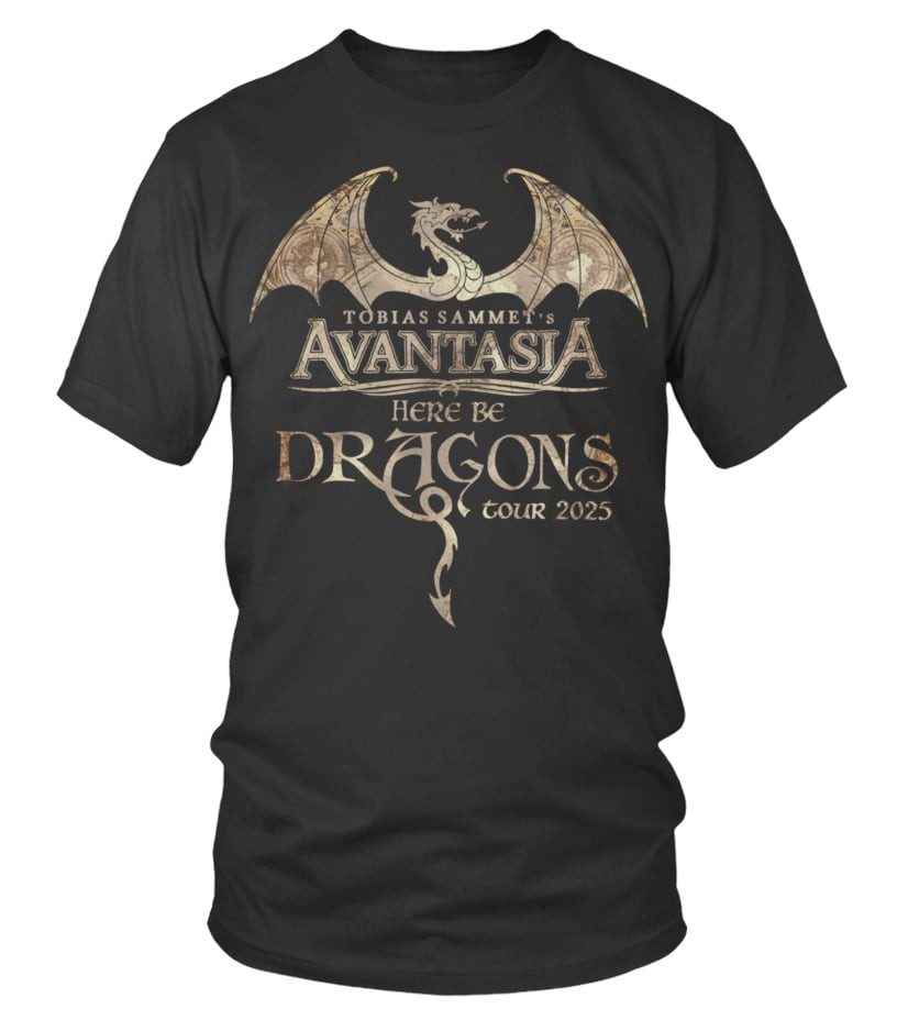 Avantasia Here Be Dragons Tour 2025 Shirt Oregontrailrvpk Shirt