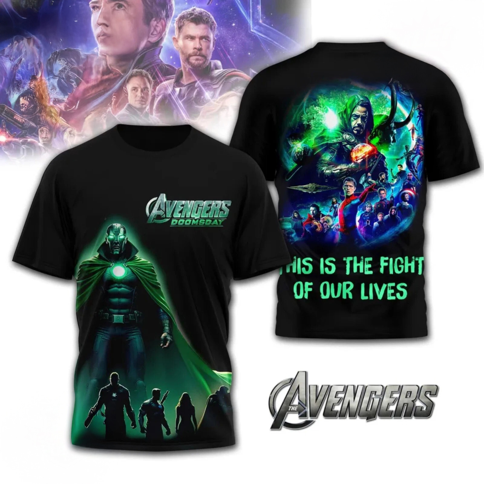 Avenger Doomsday 3D T-Shirt Oregontrailrvpk Shirt
