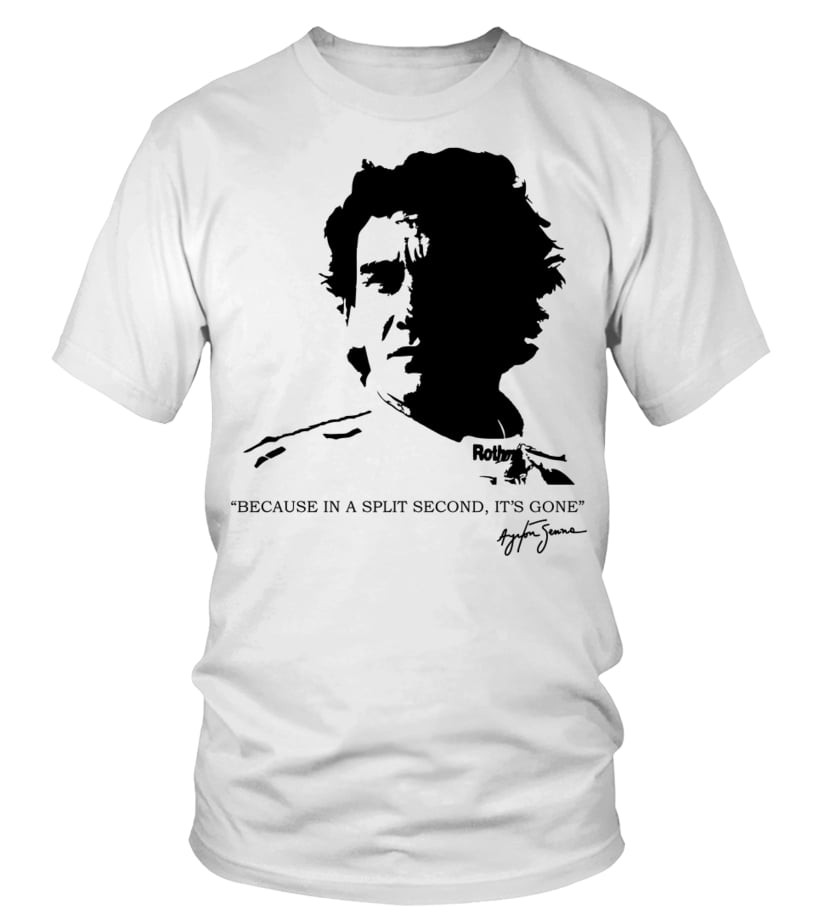 Ayrton Senna Shirt McLaren Team F1 T-Shirt Basketball Oregontrailrvpk Shirt