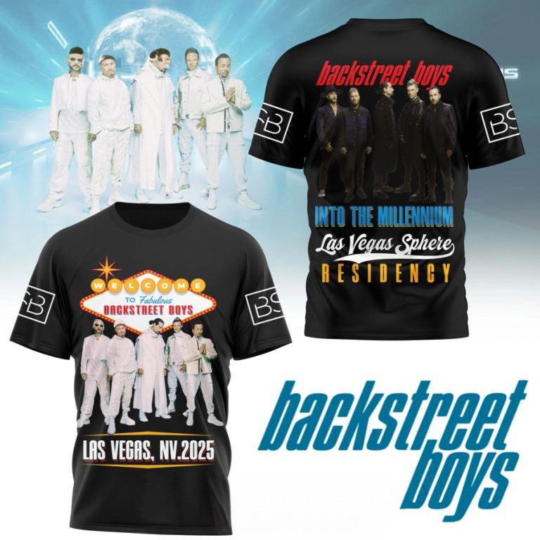 Backstreet Boys Live At Las Vegas Sphere 3D Shirt Oregontrailrvpk Shirt