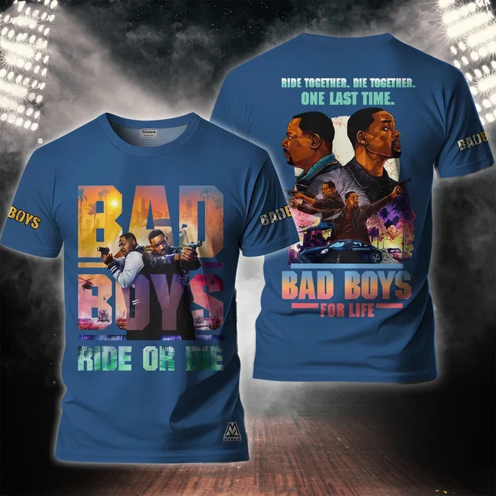 Bad Boys Hide Or Die T-Shirt Movies Oregontrailrvpk Shirt
