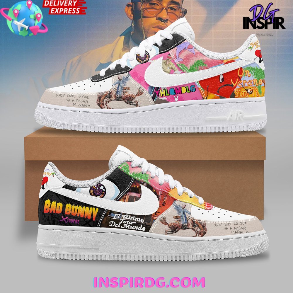 Bad Bunny x 100PRE Album Limited Edition Air Force 1