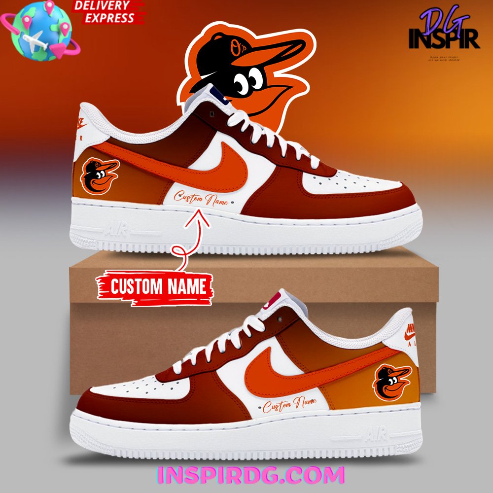 Baltimore Orioles 2024 Customized Air Force 1