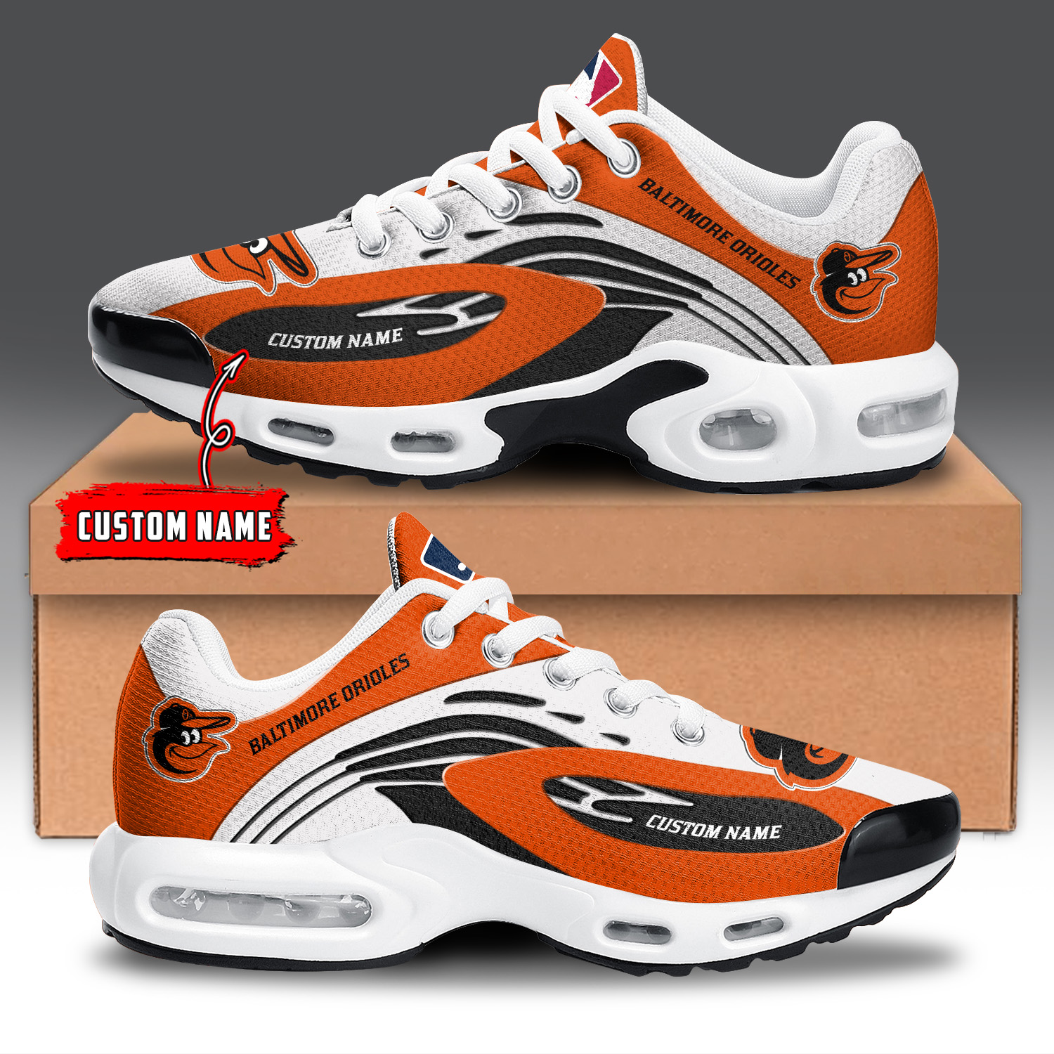 Baltimore Orioles Air Max Plus Shoes Sneakers For Men And Women