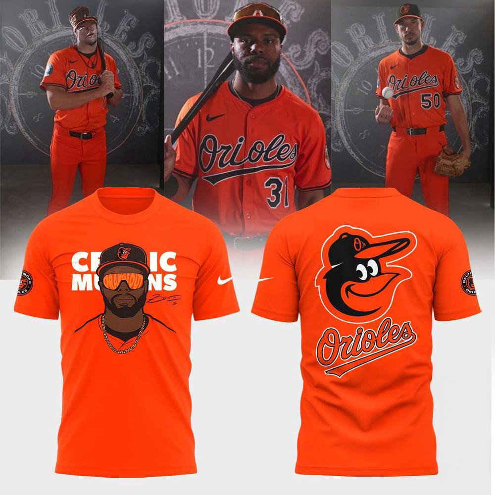Baltimore Orioles Cedric Mullins 2025 T-Shirt Oregontrailrvpk Shirt