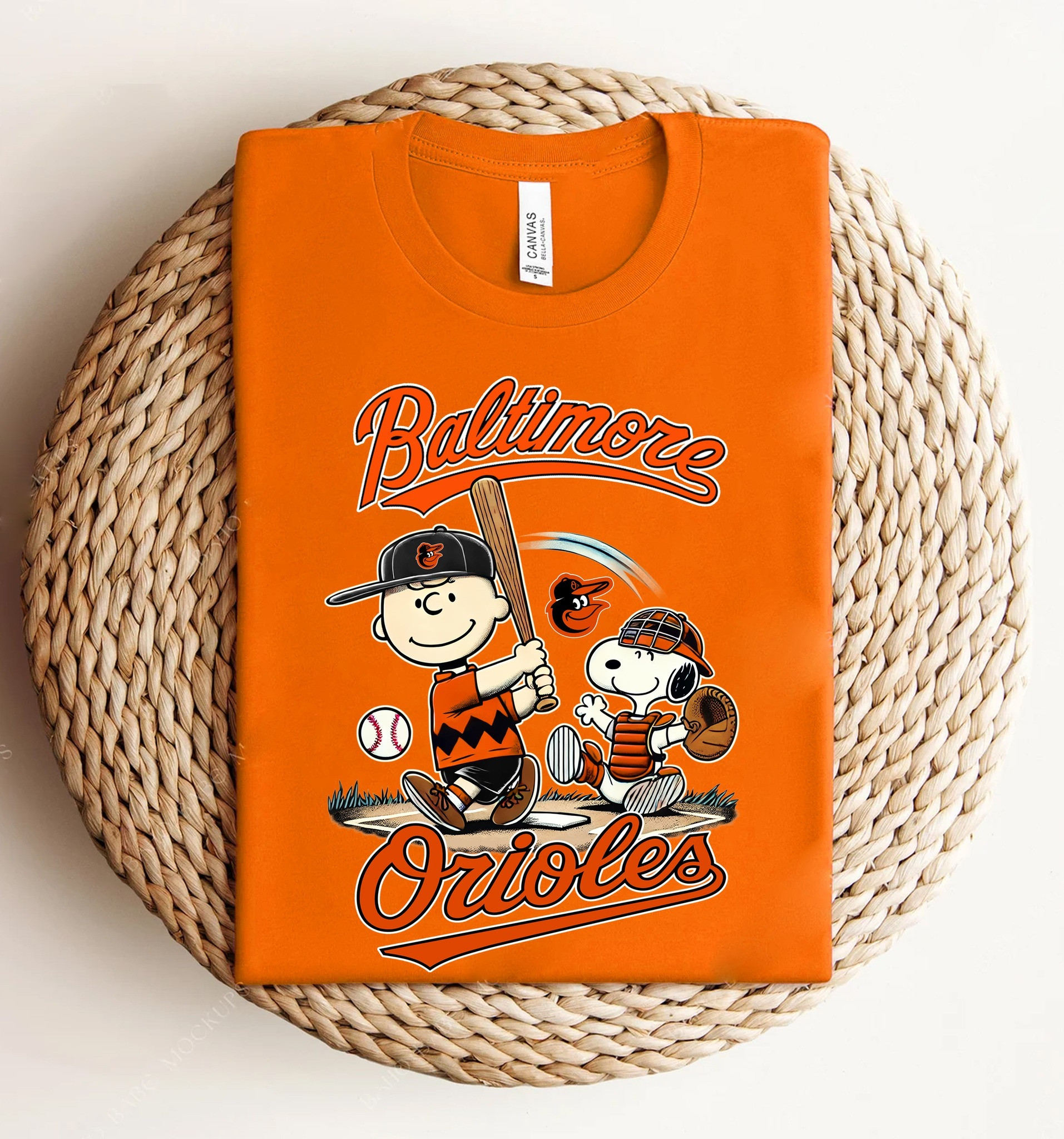 Baltimore Orioles Charlie Brown Snoopy Peanuts T-Shirt Cute Fans Oregontrailrvpk Shirt