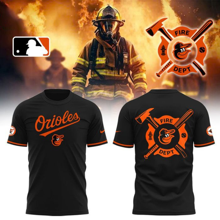 Baltimore Orioles Firefighter Appreciation Black Shirt Gifts For Basketball Fan Oregontrailrvpk Shirt