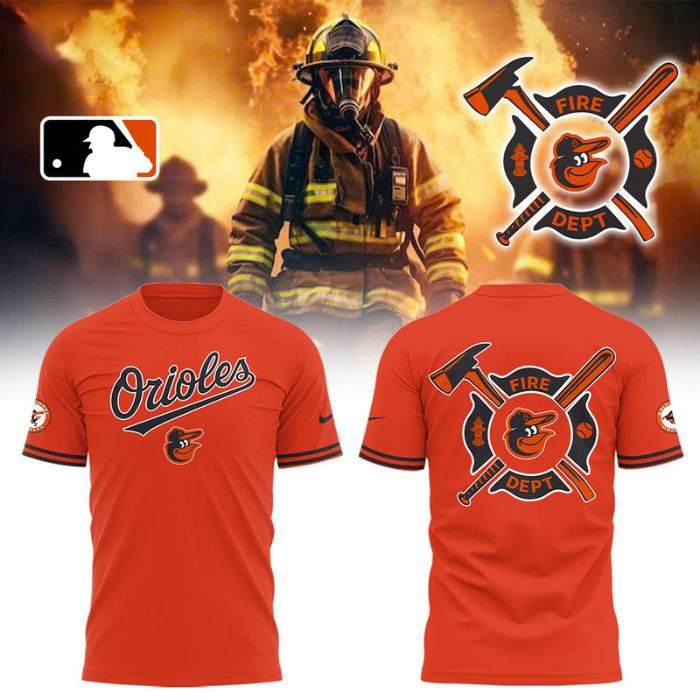 Baltimore Orioles Firefighter Appreciation T-Shirt Gift For Basketball Lover Oregontrailrvpk Shirt