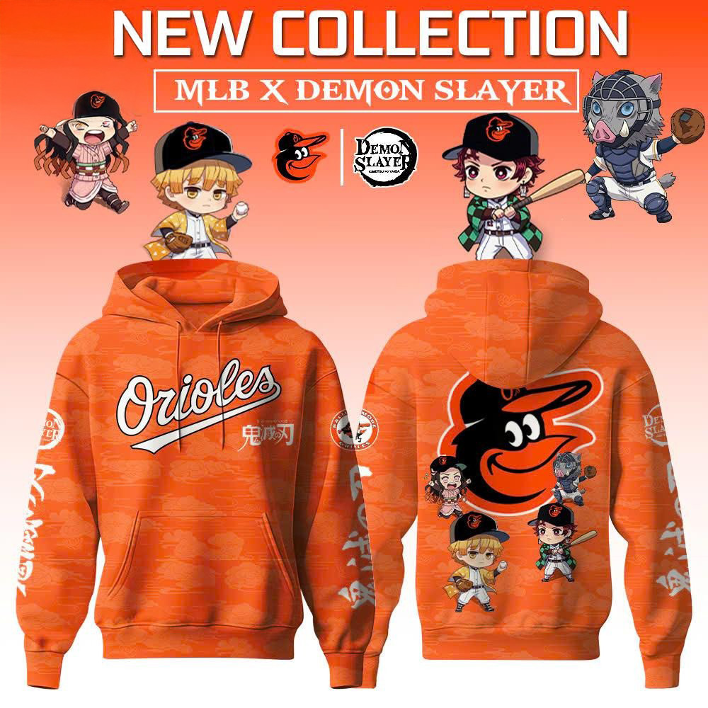 Baltimore Orioles MLB x Demon Slayer Special Edition Hoodie 2025 Gifts For Basketball Fan