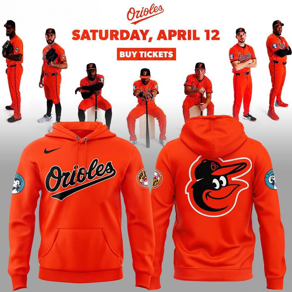 Baltimore Orioles Orange On Orange 2025 Hoodie Best