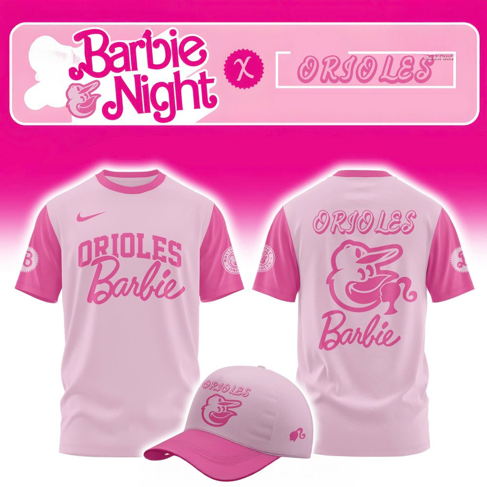 Baltimore Orioles x Barbie Night 2025 T-Shirt Presents For Basketball Fans Oregontrailrvpk Shirt