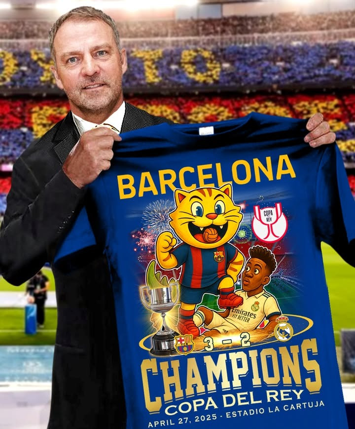 Barcelona Champions Copa Del Rey 2025 T-Shirt Barcelona F.C Fan Club Merch Gifts Oregontrailrvpk Shirt