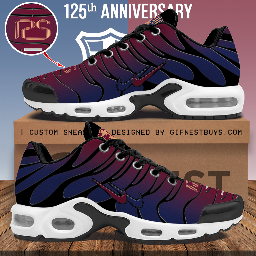 Barcelona FC Air Max Plus Shoes Sneakers For Men And Women