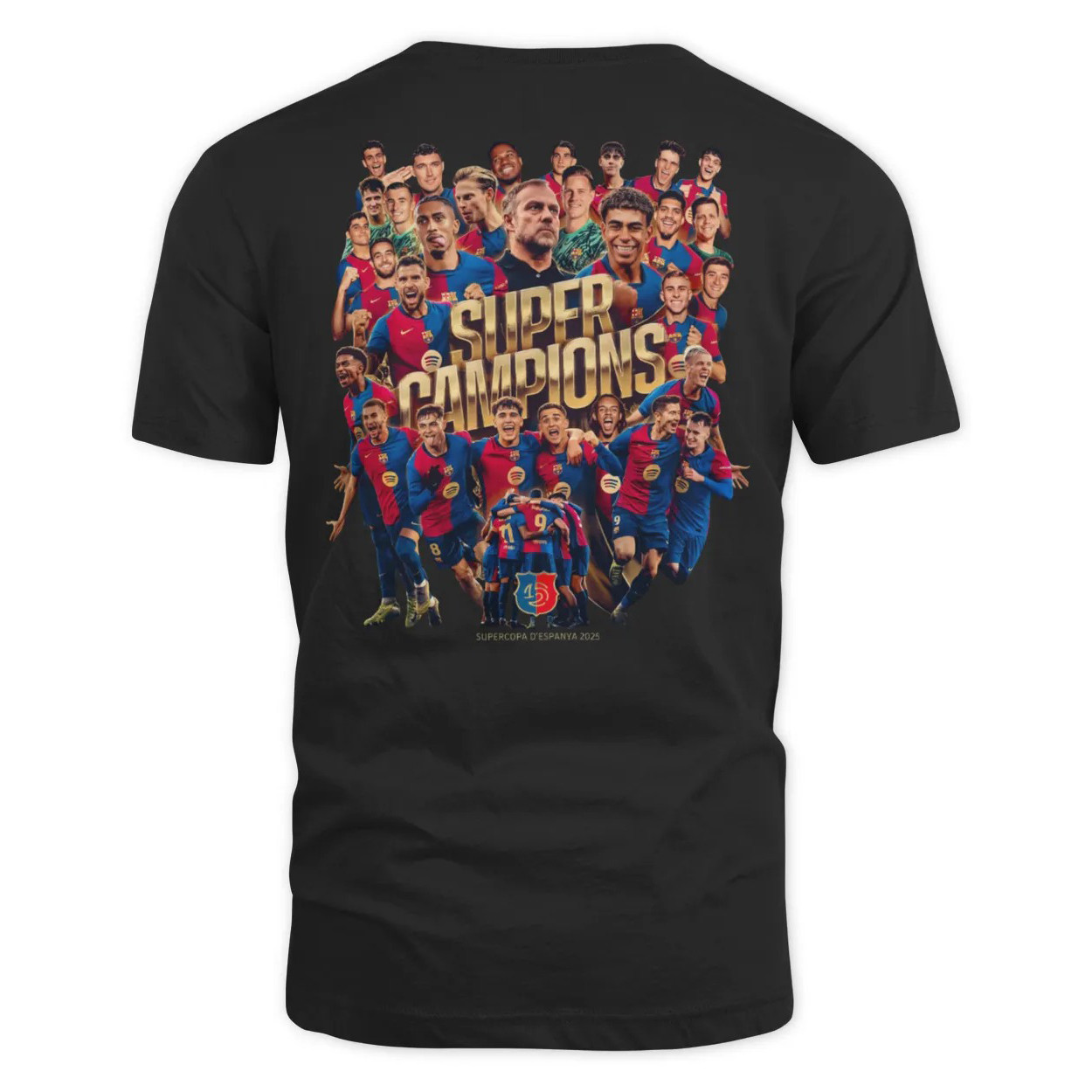 Barcelona Supercopa D'espanya 2025 T-Shirt For Football Fan Oregontrailrvpk Shirt