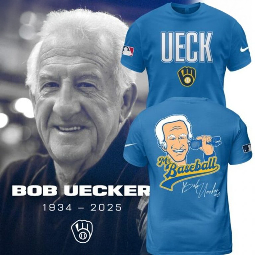 Baseball Hall of Famer Bob Uecker Blue T-Shirt Oregontrailrvpk Shirt