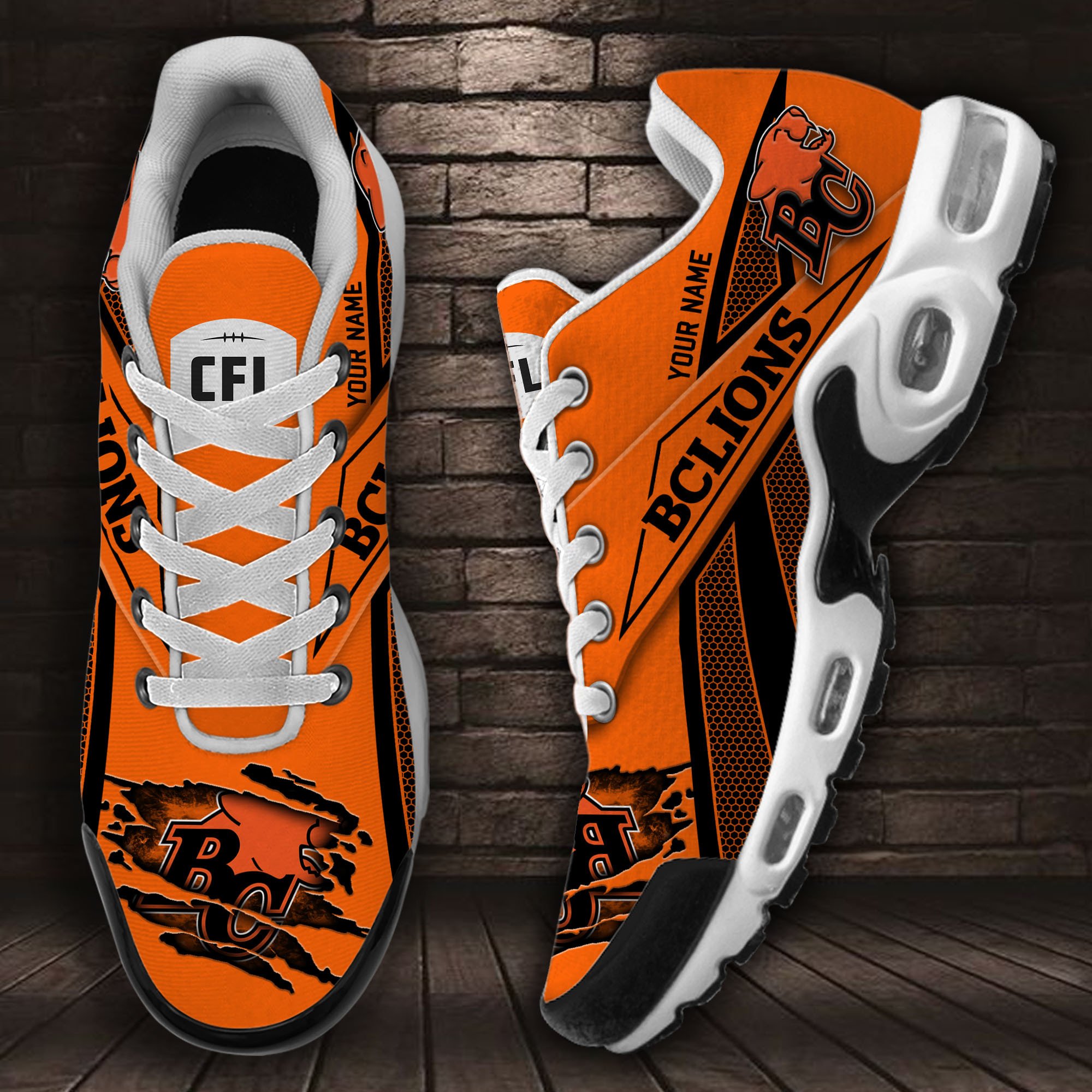 BC Lions Air Max Plus Shoes Sneakers For Men And Women