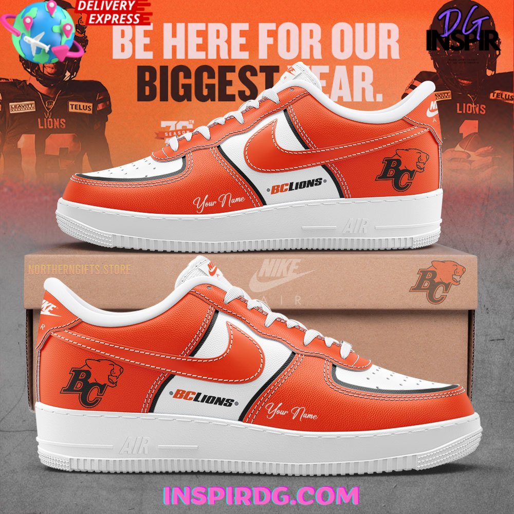 BC Lions Limited Edition Air Force 1
