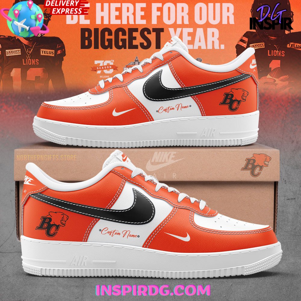 BC Lions Special Edition Air Force 1