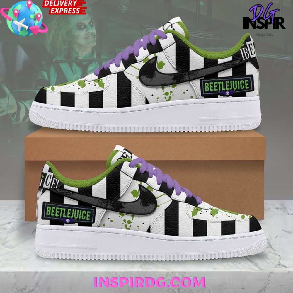 Beetlejuice Noir Couture Limited Edition Air Force 1